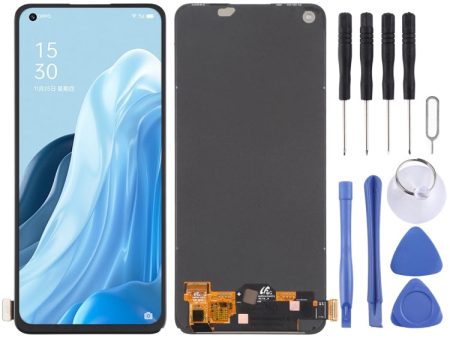 For OPPO A78 4G AMOLED LCD Screen and Digitizer Full Assembly Supply