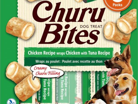 Inaba Dog Churu Bite Chicken Tu Na Wraps 6Ct 3.36Oz Online