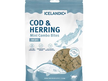 Icelandic Cat Mini COD & Herring Combo Bites 1.7oz. Sale