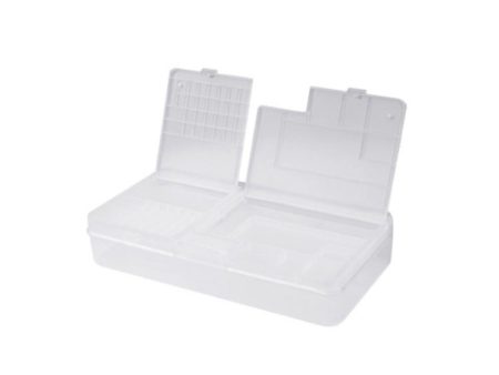 2 PCS Double-Layer Clamshell Mobile Phone Repair Parts Turnover Box Mobile Phone Disassembly  Screw Component Storage Box, W203 Online now