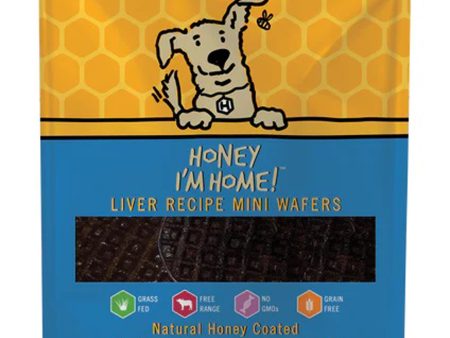 Honey Im Home Dog Buffalo Liver Wafer Mini 20Pk For Discount