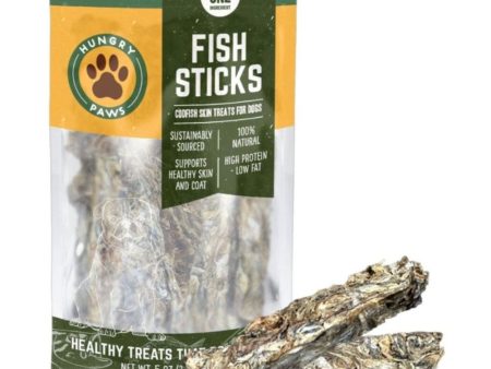 Hungry Paws Sticks Single Ingredient Treat Cod 5oz. Cheap