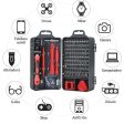 115 in 1 Precision Screw Driver Mobile Phone Computer Disassembly Maintenance Tool Set For Sale