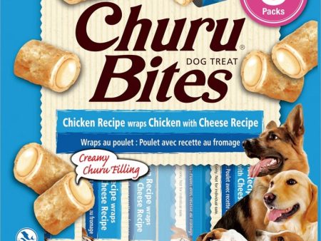 Inaba Dog Churu Bite Chiken Chee Se Wraps 6Ct 3.36Oz Hot on Sale