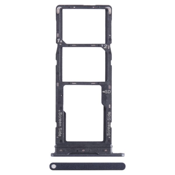 For Tecno Spark Go 2023 BF7n SIM Card Tray + SIM Card Tray + Micro SD Card Tray Supply