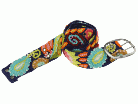 Peruvian Paisley Belt Online now