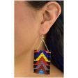 Geometric Beaded Earrings For Sale