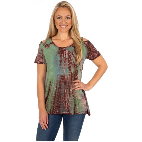 Sand & Stone Cold Shoulder Top Online Sale