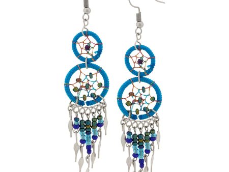 Double Dreamcatcher Dazzling Earrings Supply