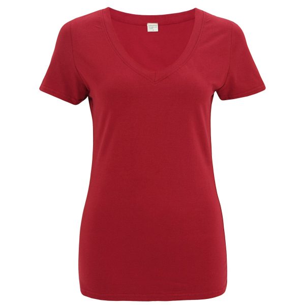 Organic Essentials V-Neck Tee Cheap