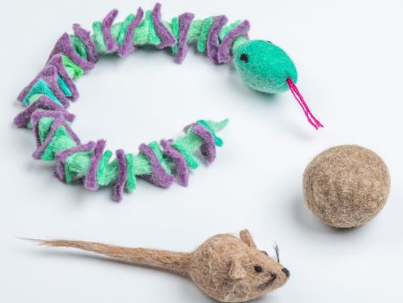 Handmade Felt Cat Toy For Cheap