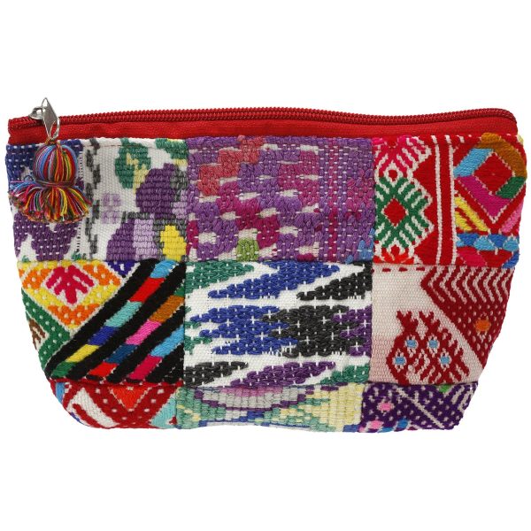 Huipil Patchwork Cosmetic Bag Discount