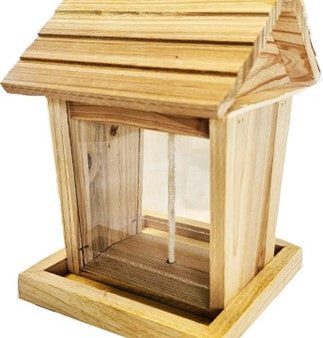 WOODEN GARDEN BIRD FEEDER Fashion