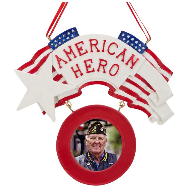 American Hero Photo Frame Ornament Hot on Sale