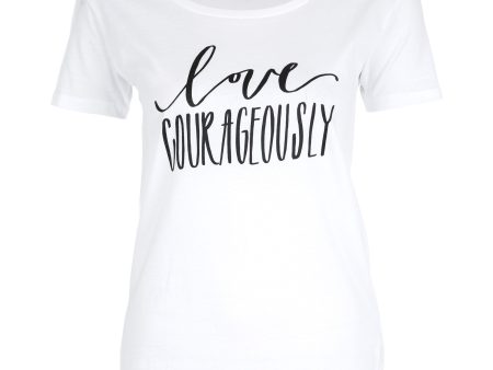 Love Courageously Tee Online Sale