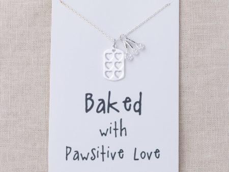 Baked with Pawsitive Love Necklace Online now