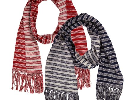 Chuwila Woven Cotton Scarf Discount