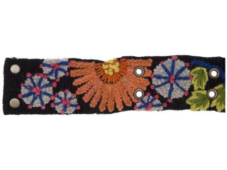 Cusco Flowers Embroidered Belt Online Hot Sale