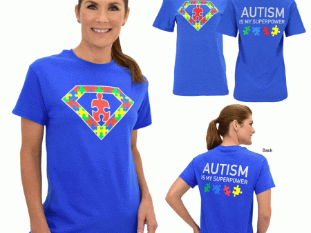 Autism Is My Superpower T-Shirt Hot on Sale