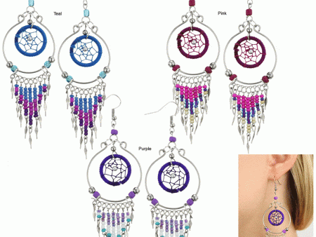 Peruvian Dreamcatcher Chandelier Earrings Cheap