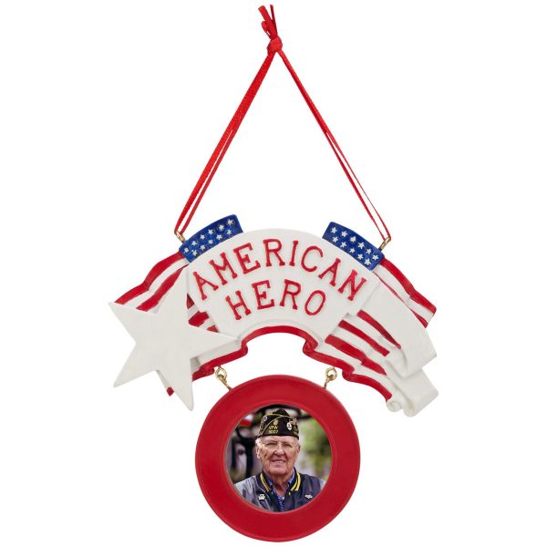 American Hero Photo Frame Ornament Hot on Sale