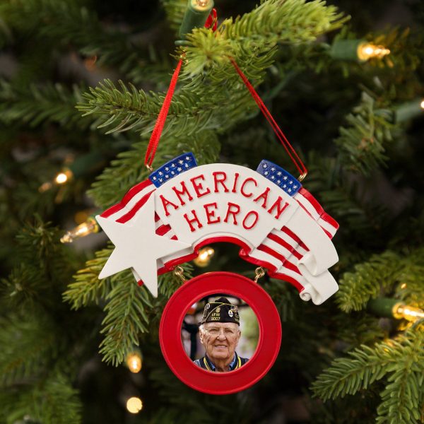 American Hero Photo Frame Ornament Hot on Sale