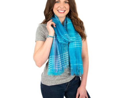 Dreaming Colors Hand-Loomed Scarf & Bracelet Set Hot on Sale