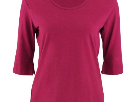 Bright Organic 3 4 Length Tee For Sale