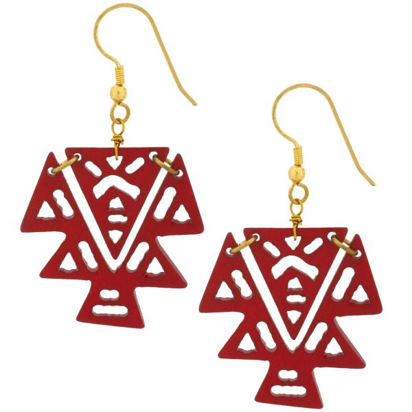 Color Cutout Earrings Hot on Sale