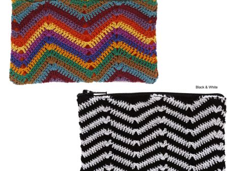 Zig Zag Crochet Coin Purse Supply