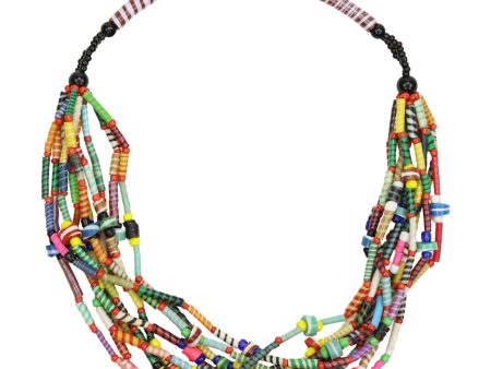 Colors of Mali Recycled Necklace For Discount