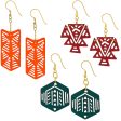 Color Cutout Earrings Hot on Sale