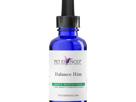 Pet Essences Balance Him for Dogs, Cats, Horses and more Online