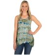 Tie-Dyed Lace-Hip Sleeveless Tunic Supply