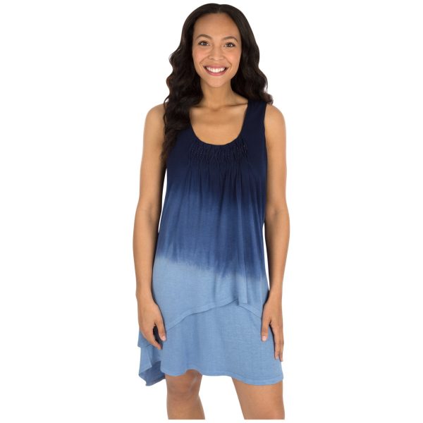 Stella Blue Ombre Sleeveless Tunic Discount