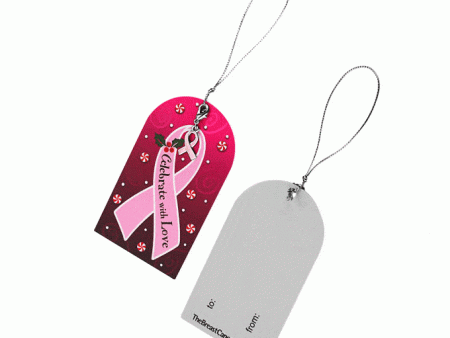 Celebrate with Love Pink Ribbon Gift Tags - Set of 3 Sale