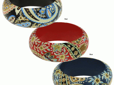 Painted Paisley Bangle Sale