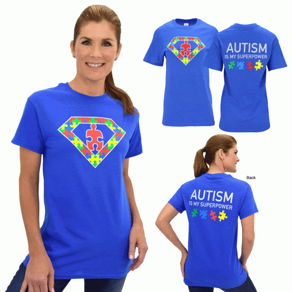 Autism Is My Superpower T-Shirt Hot on Sale