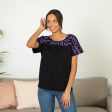 Textile Traditions Printed Plum Top Online Hot Sale