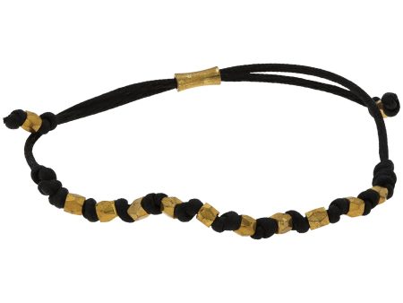 Black Wakami Simple Stackable Bracelet! on Sale