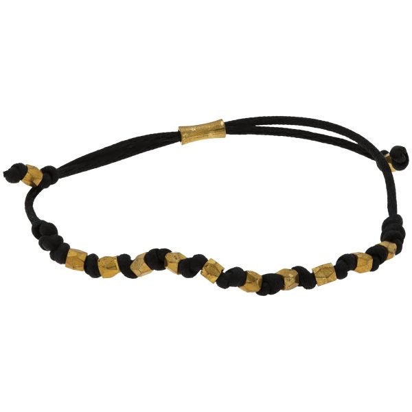 Black Wakami Simple Stackable Bracelet! on Sale